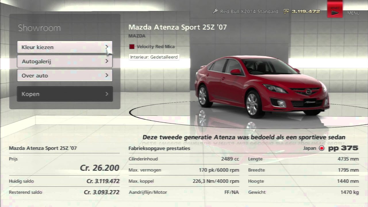 Mazda Atenza Sport 25Z '07