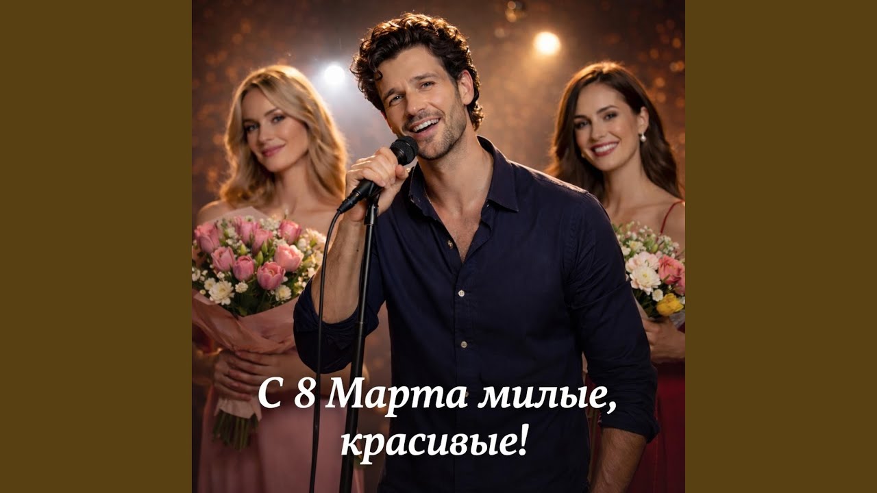 С 8 Марта милые, красивые!