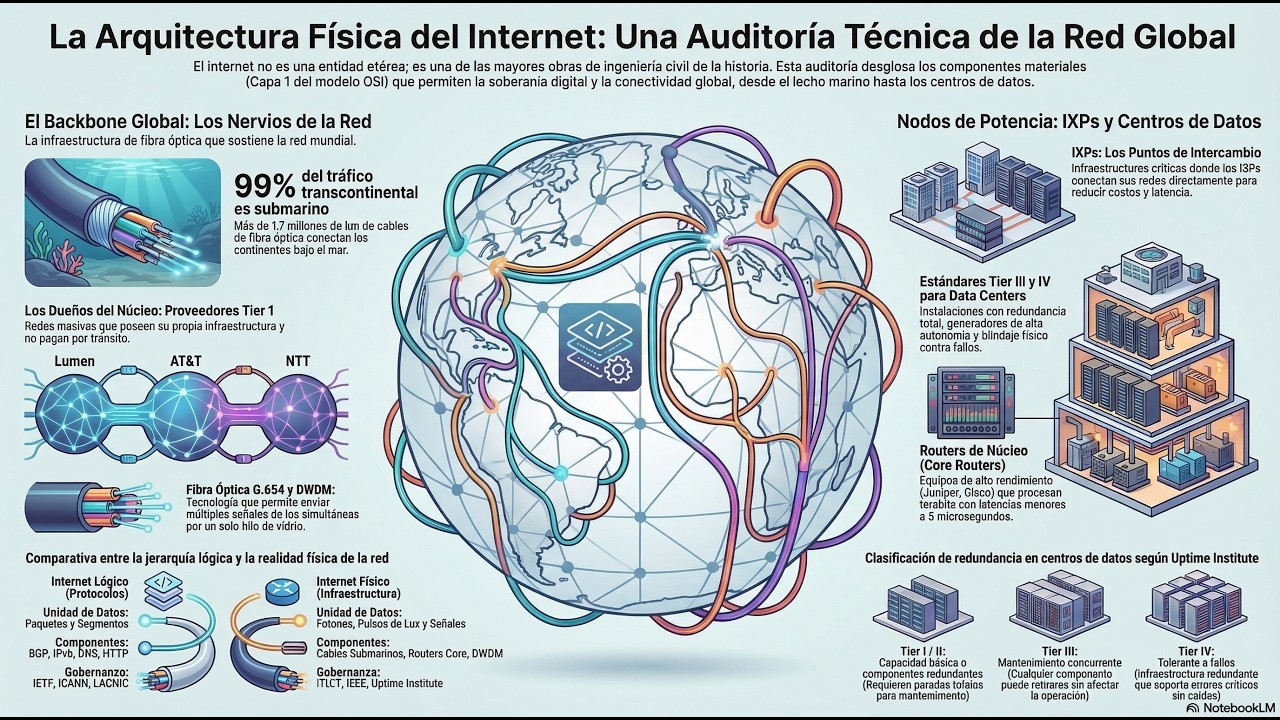 Cómo Funciona Internet Físicamente: La Red Global que Nadie Ve