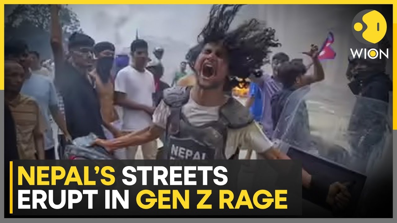 Nepal&rsquo;s Gen Z Protesters Clash With Police After Govt Fails to Act on Corruption | WION