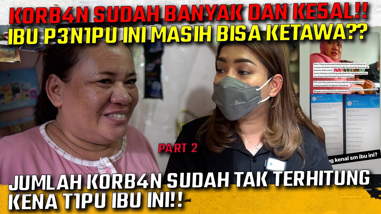 DI SAAT K0RB4N SUD4H BANYAK YANG DI RUG1KAN, IBU YANG M3N1PU INI MASIH BISA KETAWA??