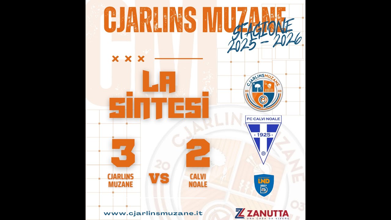 CJARLINS MUZANE-CALVI NOALE 3 - 2