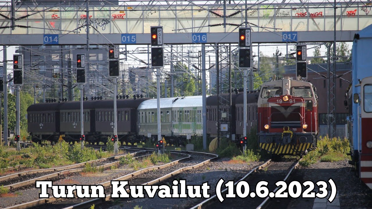 Turun Kuvailut (10.6.2023) | Lättähattu, HMVY:n museojuna ja muita junia.