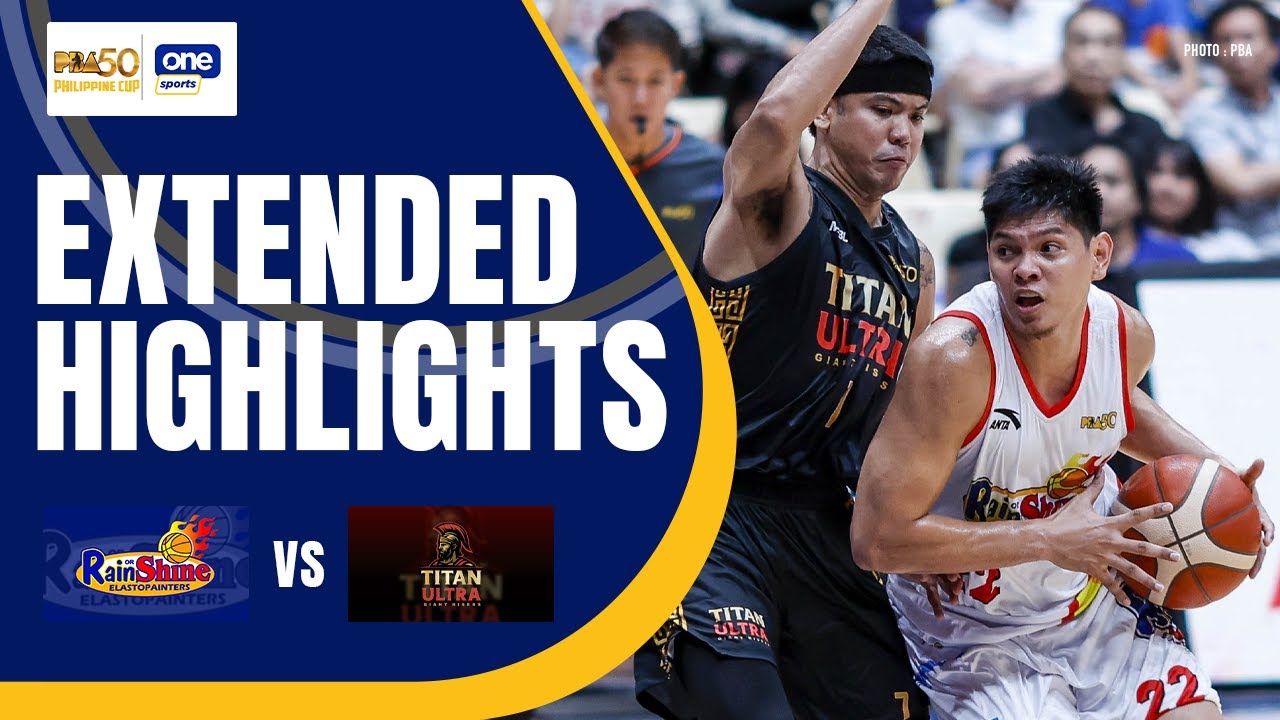 TITAN ULTRA vs. RAIN OR SHINE | EXTENDED HIGHLIGHTS | PBA SEASON 50 PHILIPPINE CUP | OCT 26, 2025