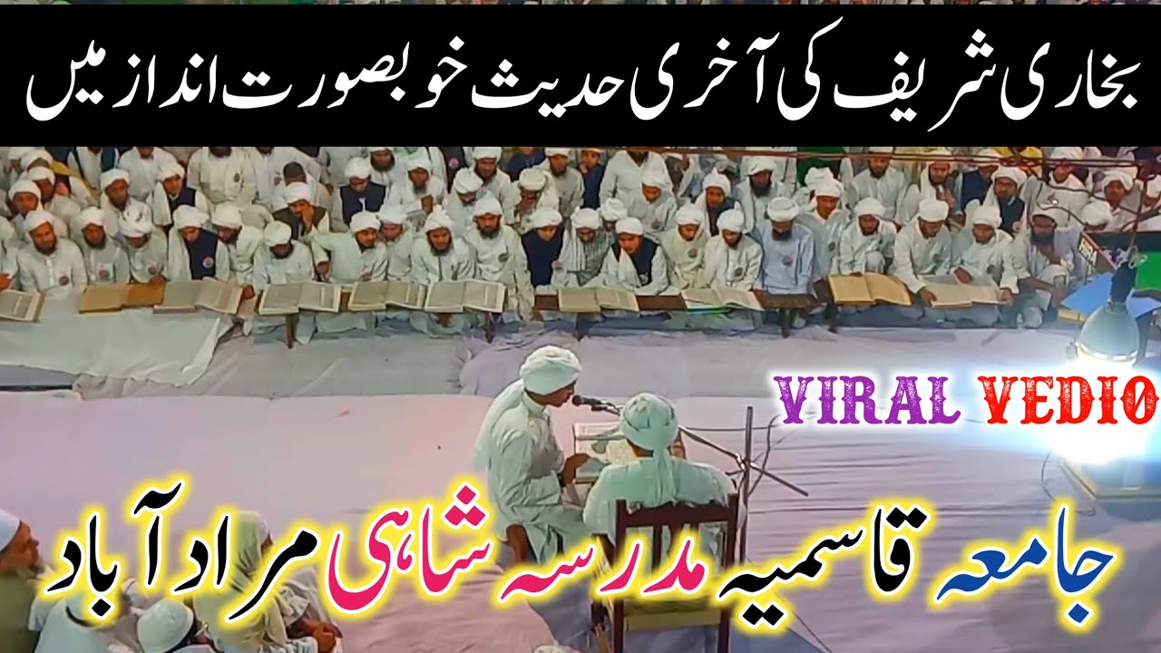 bukhari sharif ki ibarat | jamia qasmia shahi muradabad | بخاری شریف عبارت