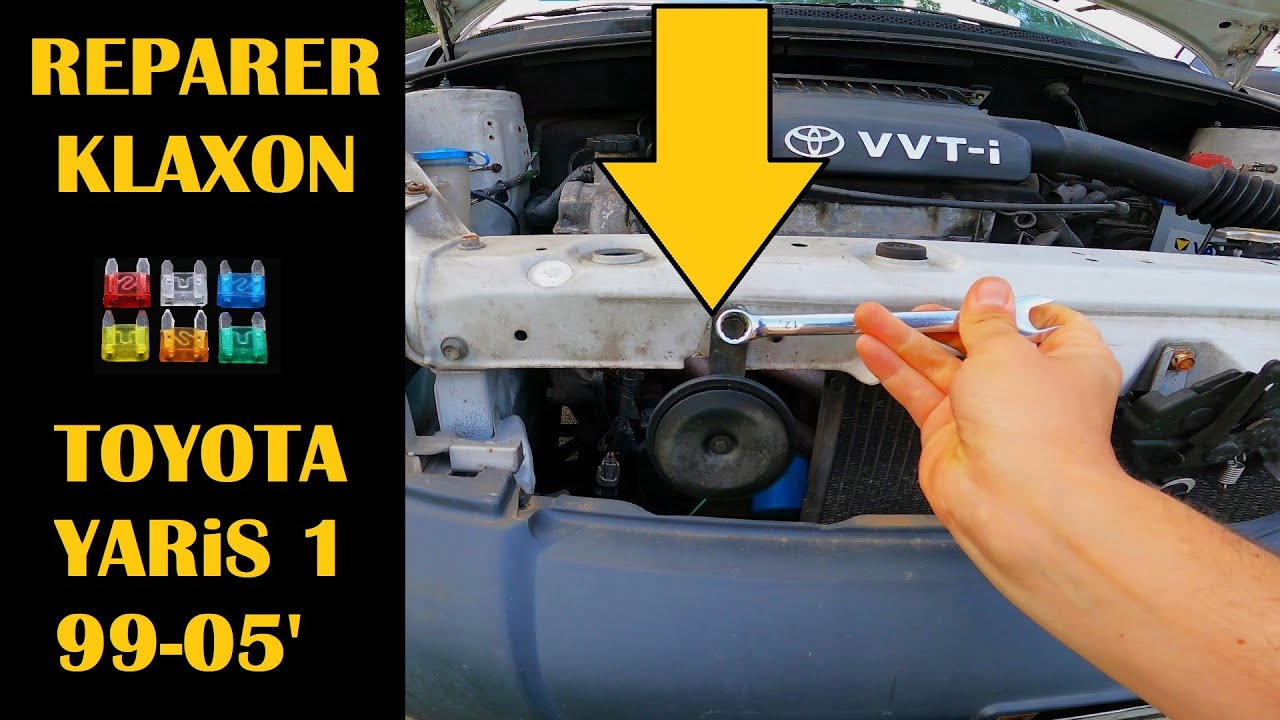 Tutoriel : Remplacement du Klaxon Toyota Yaris 1 - DIY Replace HORN - تزمير تويوتا ياريس