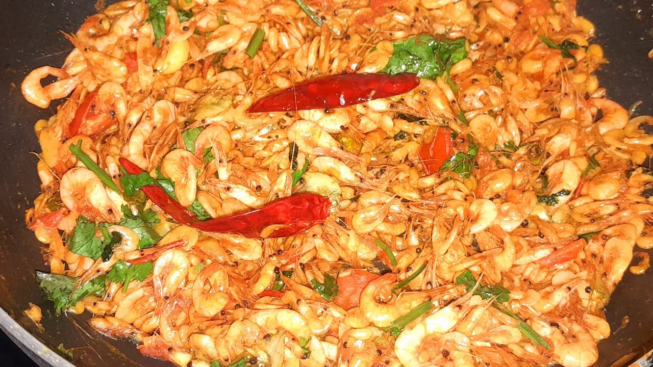 Tasty prawns  fry recipe kam oil masala mein redi 