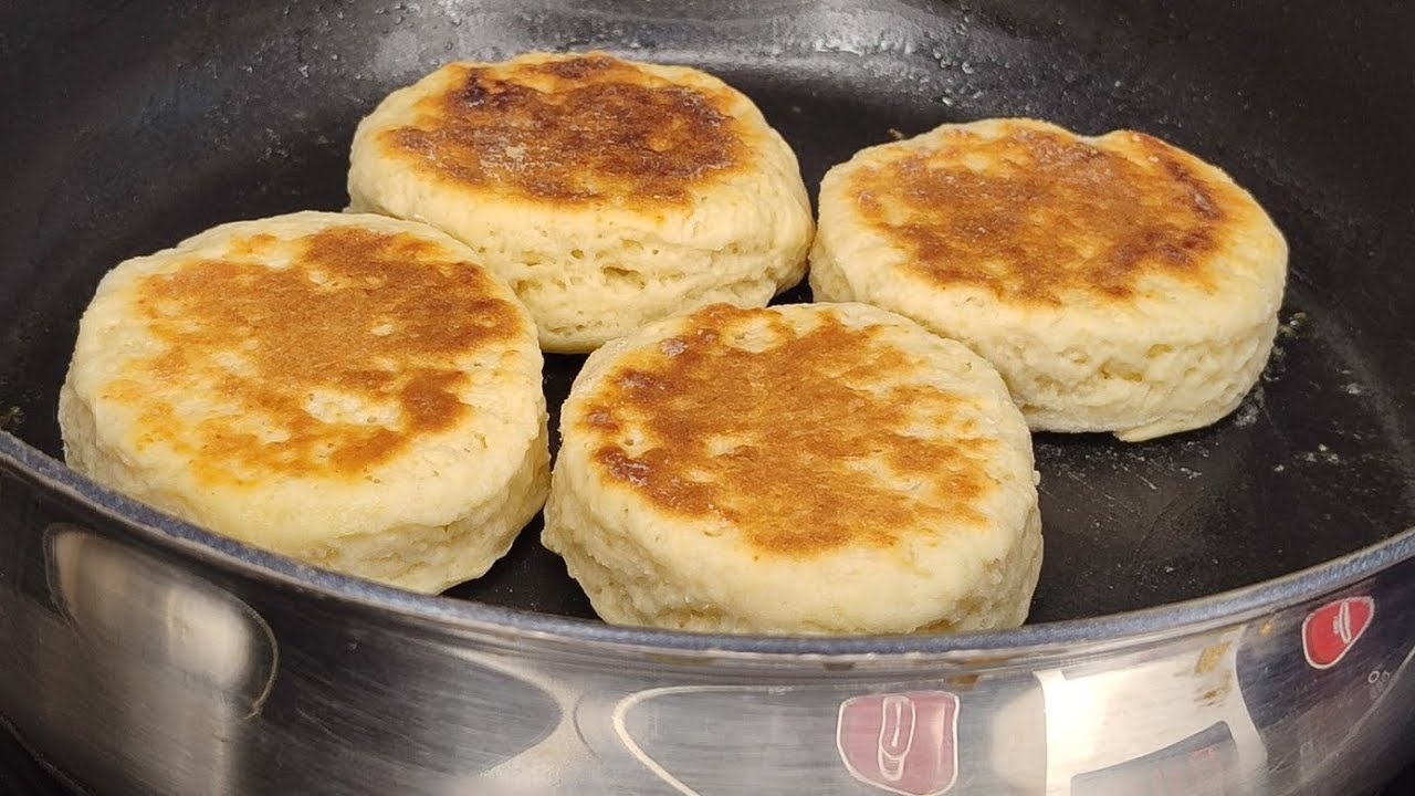 Make Bread in 20 minutes in a fry pan | No eggs | No yeast | No oven | Easiest Pan bread Recipe