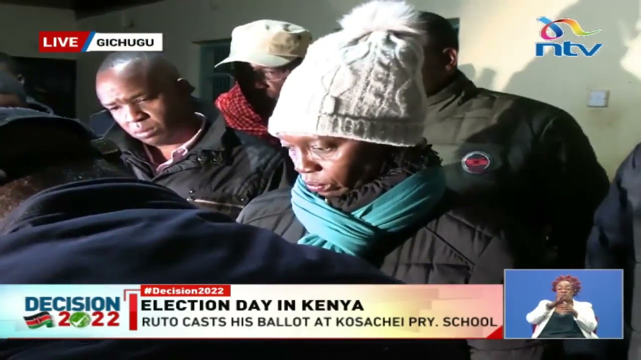 William Ruto votes in Sugoi, Martha Karua in Gichugu