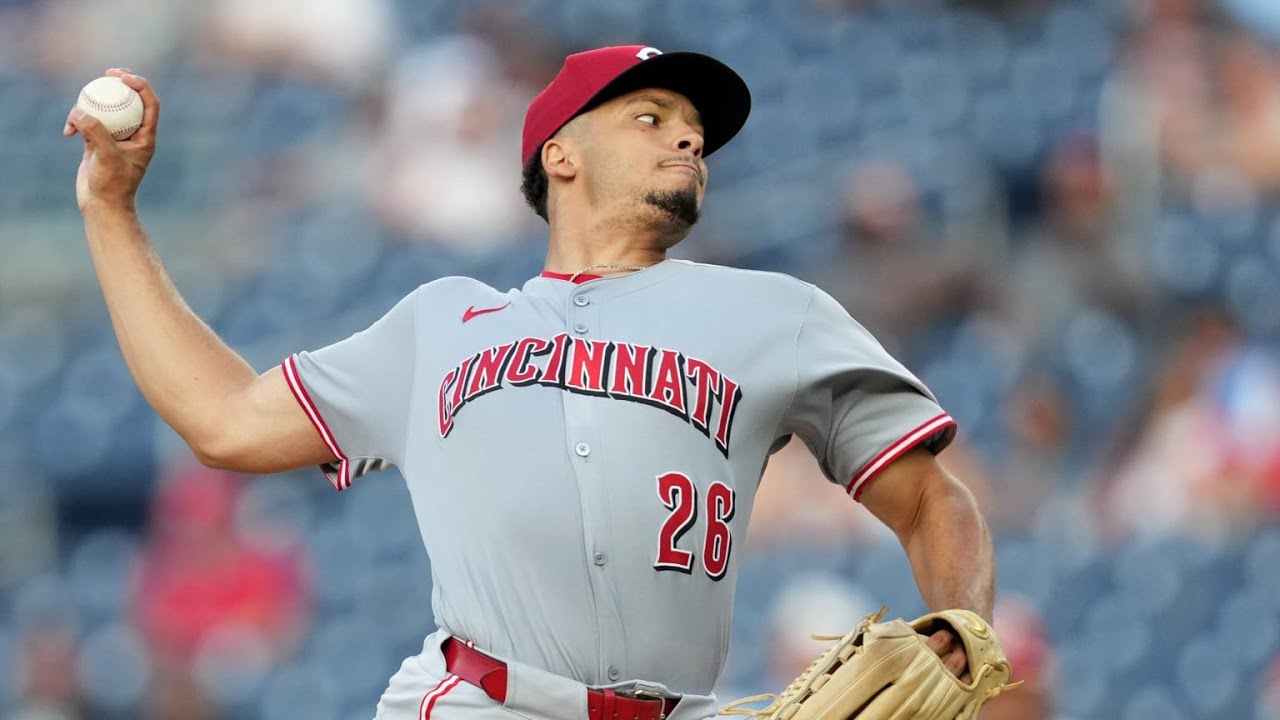 Chase Burns strikes out 10 Nationals over 5 2/3 innings on 7/22/25
