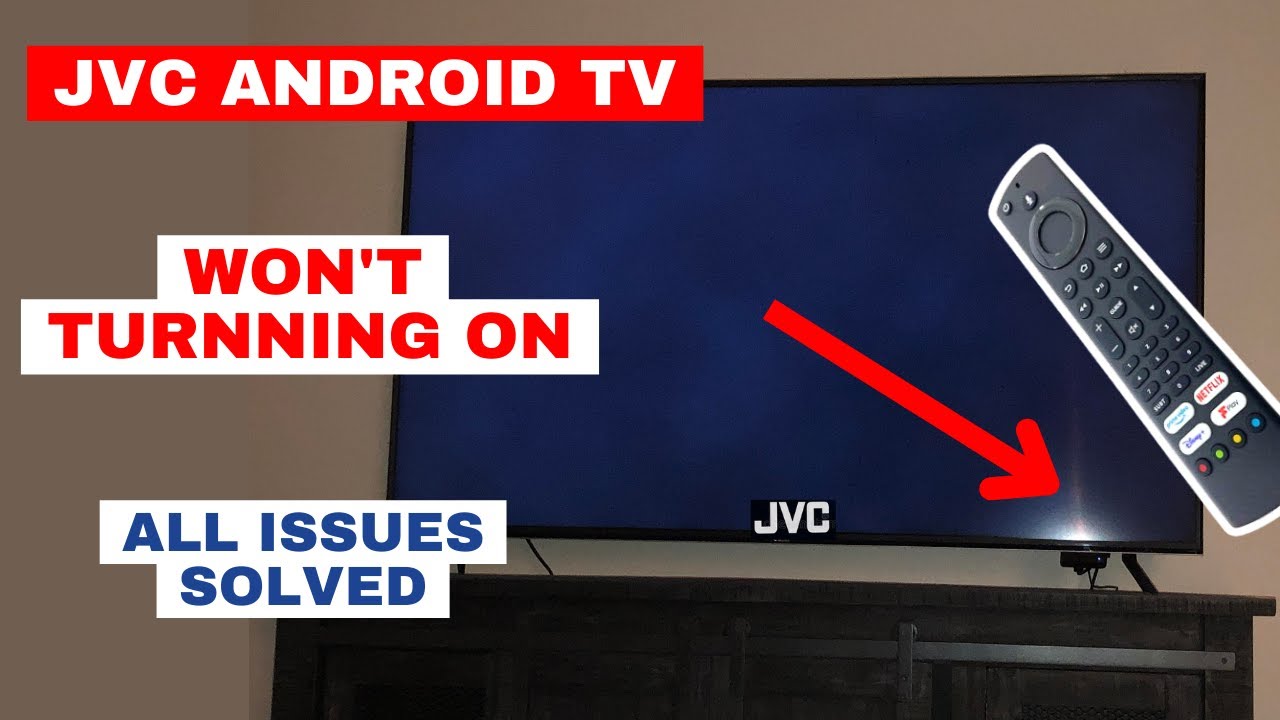 How to Fix JVC TV That Won't Turn On or Has No Red Light | 5 Easy Steps