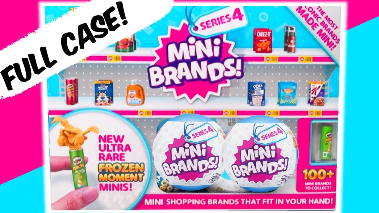 FULL CASE UNBOXING MINI BRANDS SERIES 4!! Zuru 5 Surprise Toy Blind Bag Opening!!