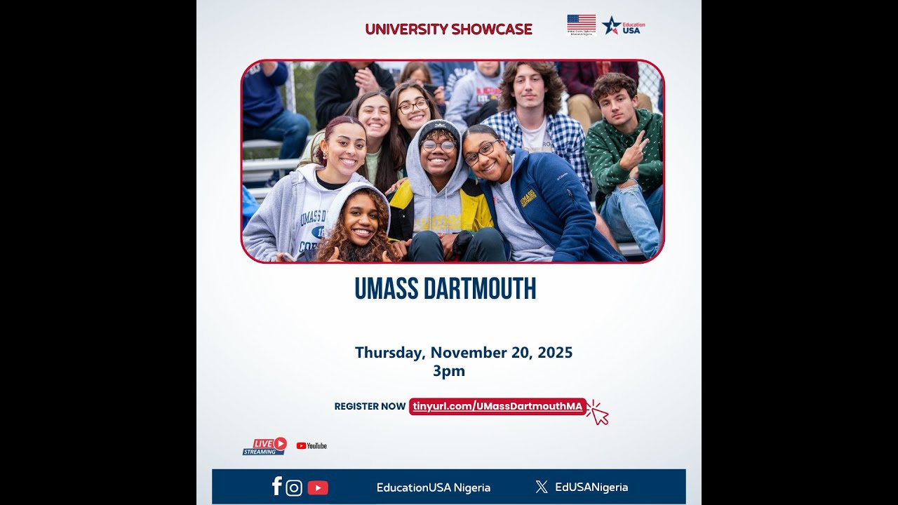 Virtual Showcase: Discover  UMass Dartmouth– Programs,  Scholarships & More!
