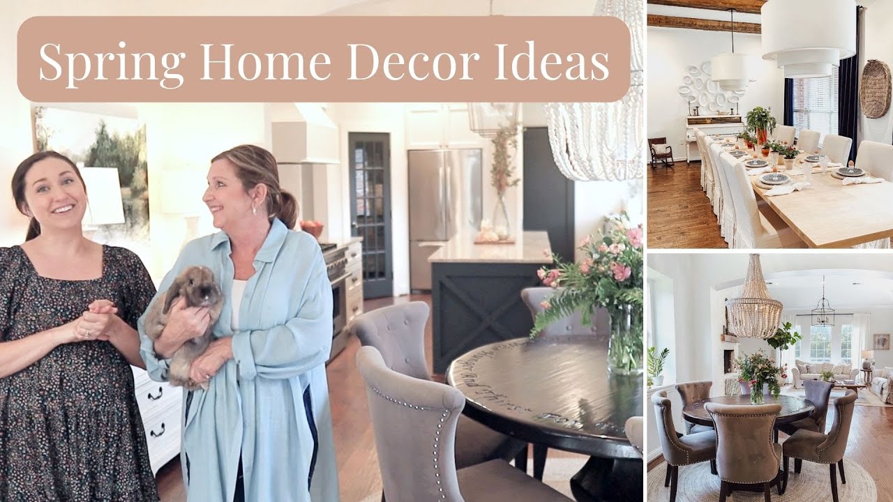 SPRING HOME DECOR IDEAS - Simple Spring Home Tour - FARMHOUSE LIVING