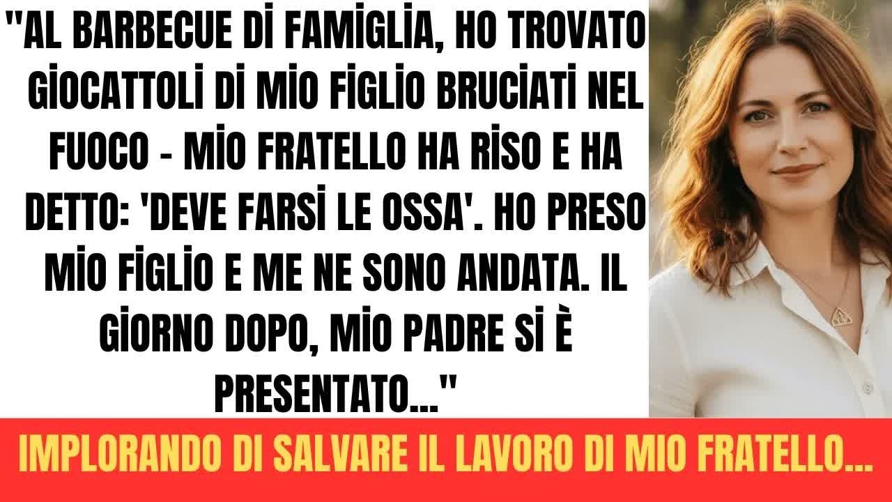 Mio fratello ha BRUCIATO il regalo di mio figlio nel fuoco