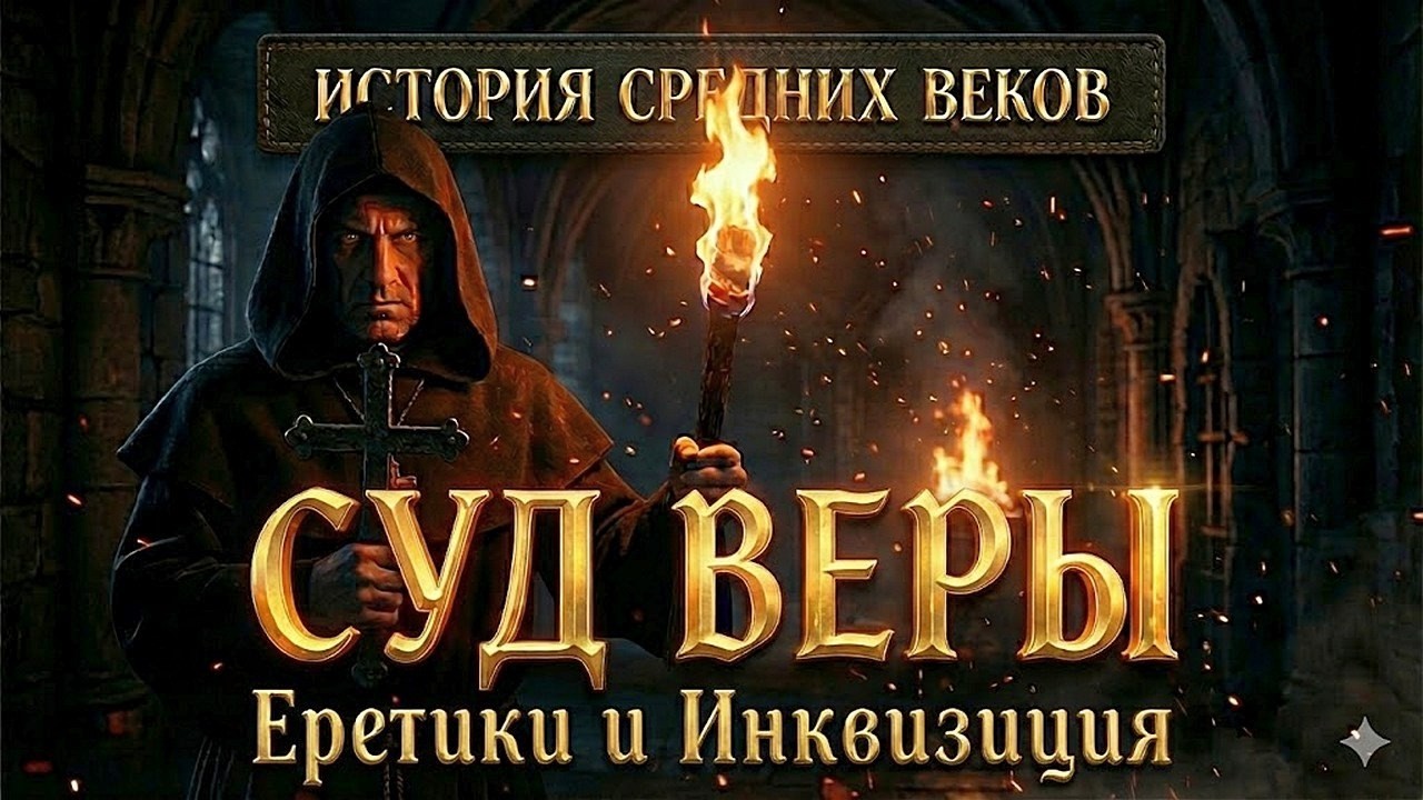 Еретики и инквизиция: Как церковь боролась с инакомыслием 🙏🔥 История средних веков 6 класс