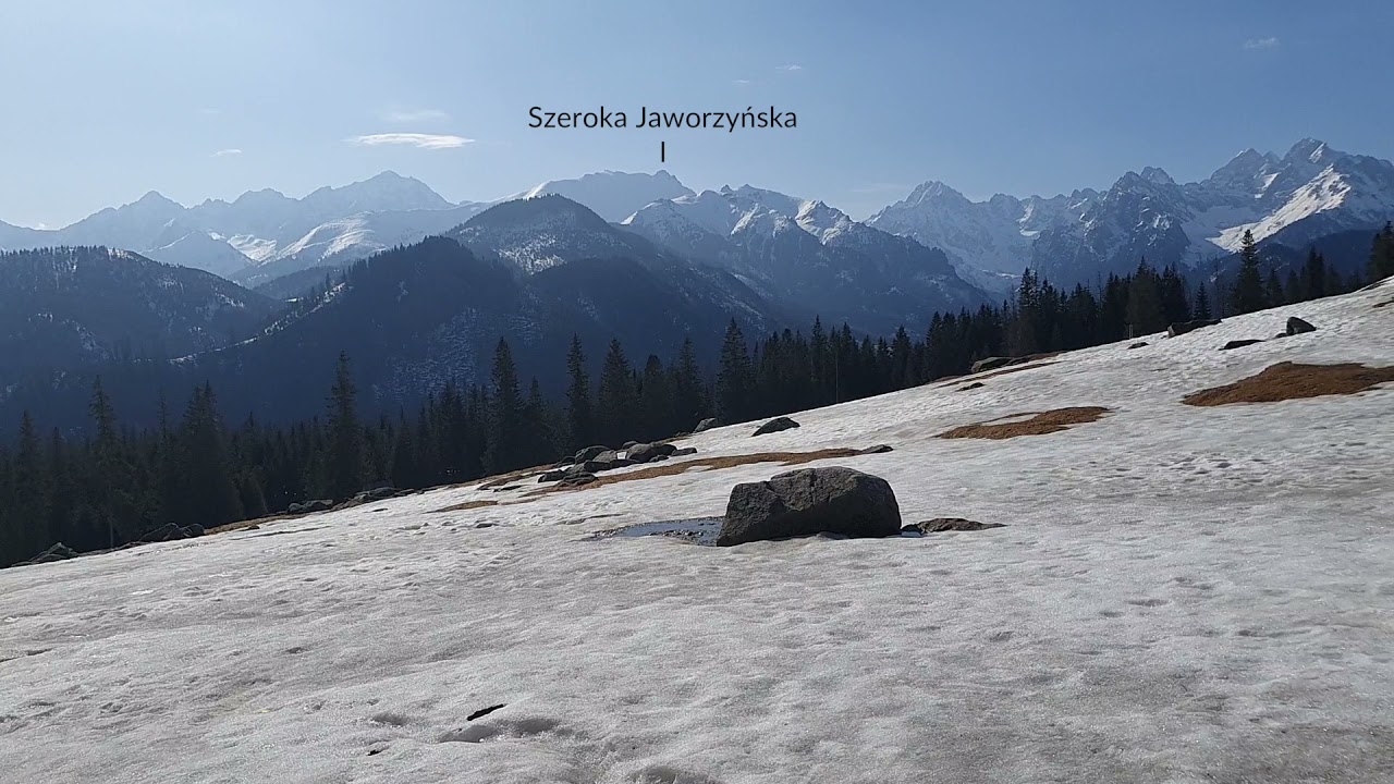 Panorama z Rusinowej Polany