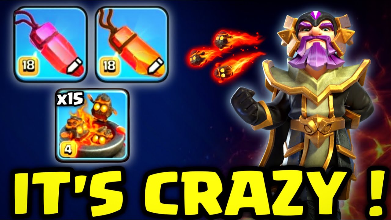 it's literally crazy | 15 Furnace Firemite clone with double gem th17 attack strategy | Coc