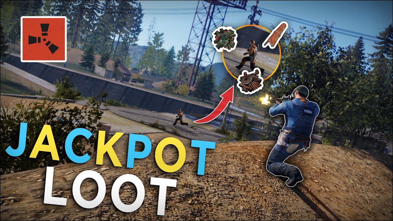 CATCHING the ENEMY with ALL of his JACKPOT LOOT! - Rust Solo Survival #4