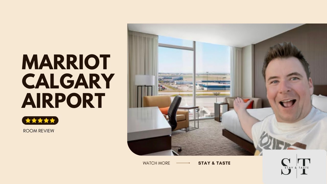 Marriott Bonvoy Calgary Airport | Inside Room 415 with Runway Views