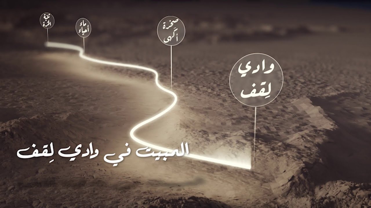 وصول الموكب النبوي في #الهجرة إلى ماء أحياء ومبيته في وادي لقف