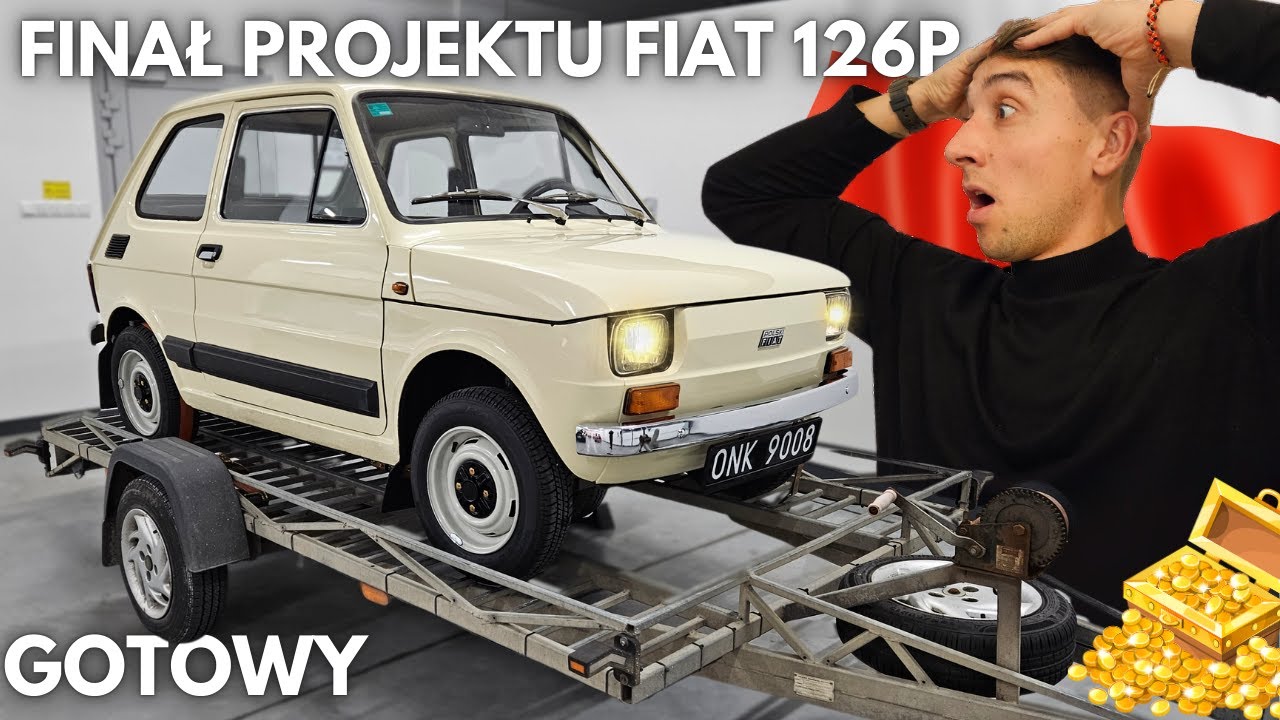 MALUCH SKOŃCZONY I OD RAZU SPRZEDANY! Fiat 126P 1984