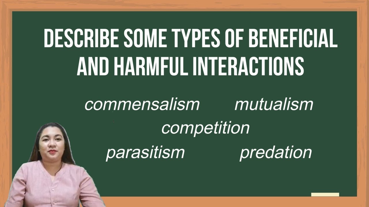 TYPES OF INTERACTION AMONG LIVING THINGS