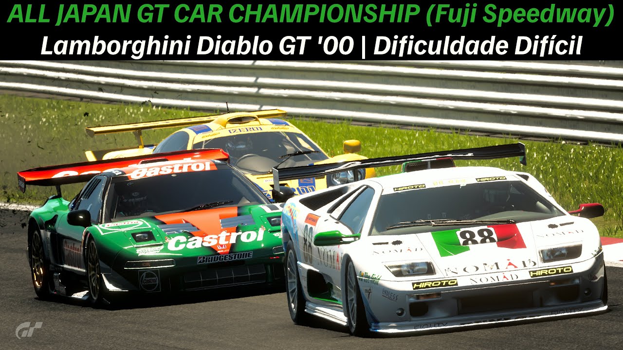 Gran Turismo 7 - All Japan GT Car Championship (Fuji Speedway) | Lamborghini Diablo GT '00