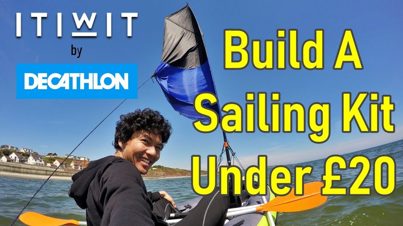Inflatable Kayak Sailing - Episode 1 : First Sail Out! - Decathlon Kayak