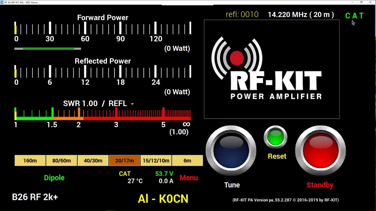 B26 RF-2K+  CAT control with FlexRadio