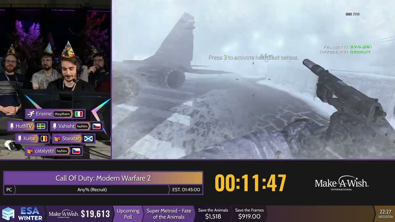 Call Of Duty: Modern Warfare 2 [Any% (Recruit)] by Erisrine - #ESAWinter26
