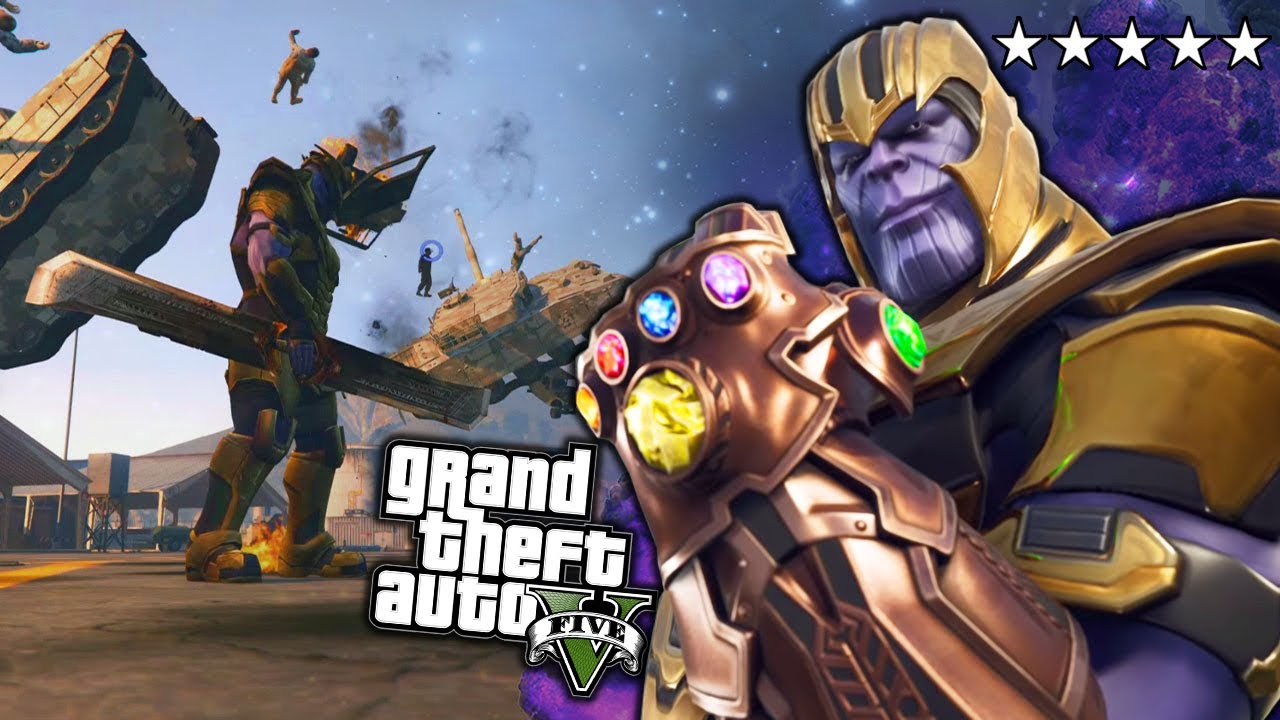 도대체 스킬이 몇개야?! 최강빌런 타노스가 돌아왔다!! [어벤져스: 엔드게임](GTA5)