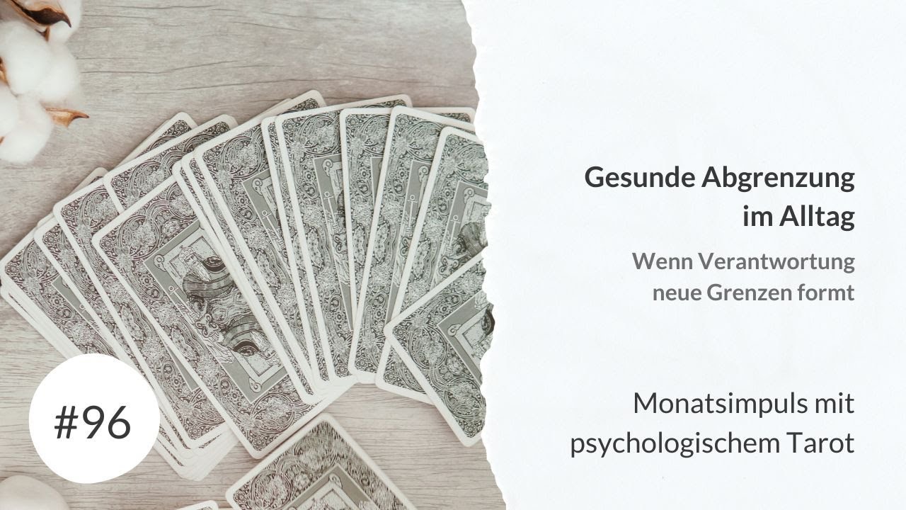 #96 - Gesunde Abgrenzung im Alltag: Wenn Verantwortung neue Grenzen formt | Monatsimpuls