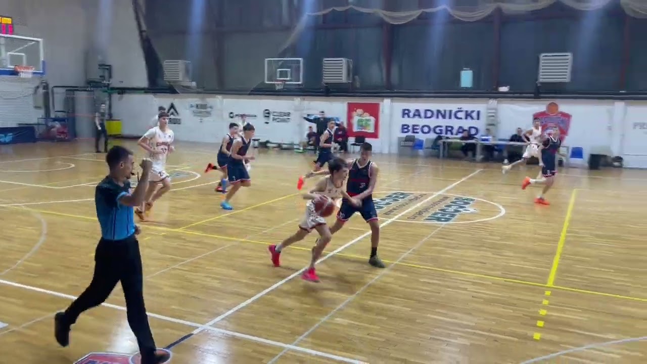 BKK Radnički : KK Pobednik 011, 80:48, regionalna liga U15