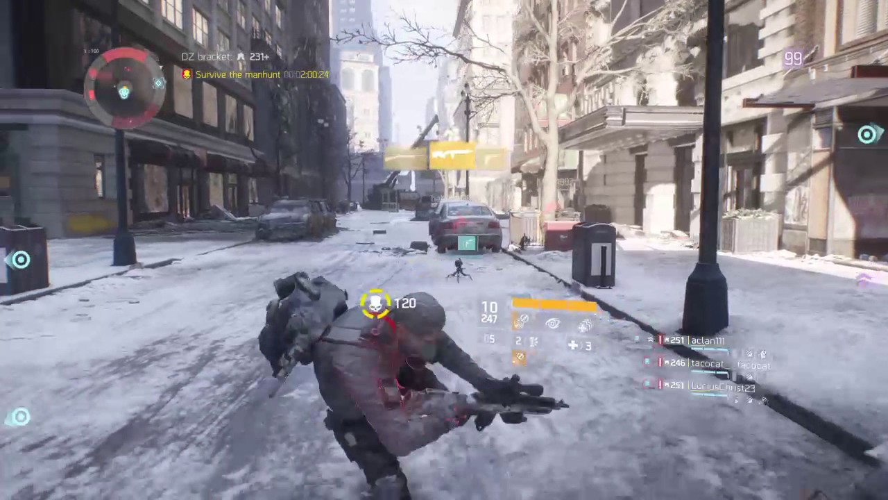 The Division 1.3 Sniper Rescue Lifesaving Shots w/ First Wave M1A