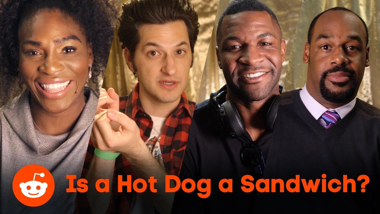 Is a hot dog a sandwich? Serena Williams, James Brown, and Ben Schwartz share their thoughts