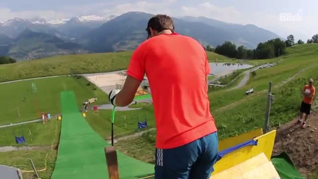 Janka und Caviezel üben auf der neuen Startrampe