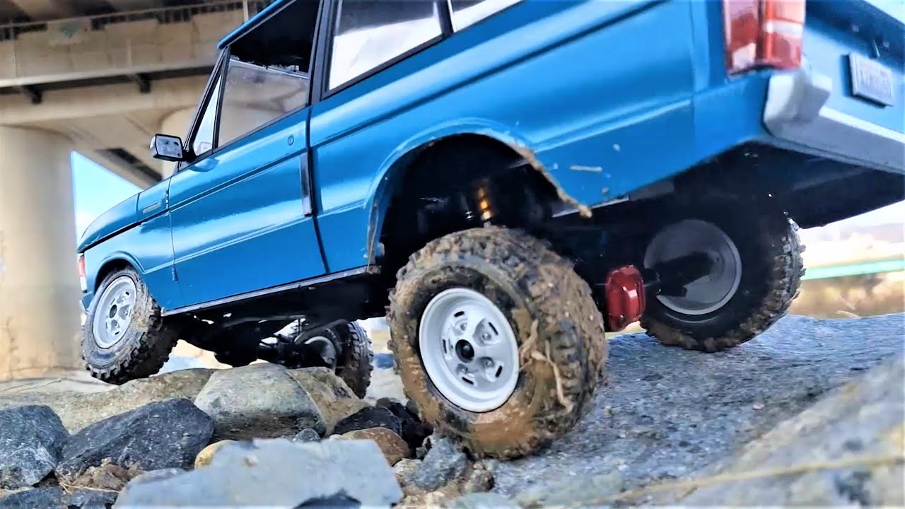 SCX10 II Range Rover Classic Light Mud Off-Road ASMR 래인지로버 클래식