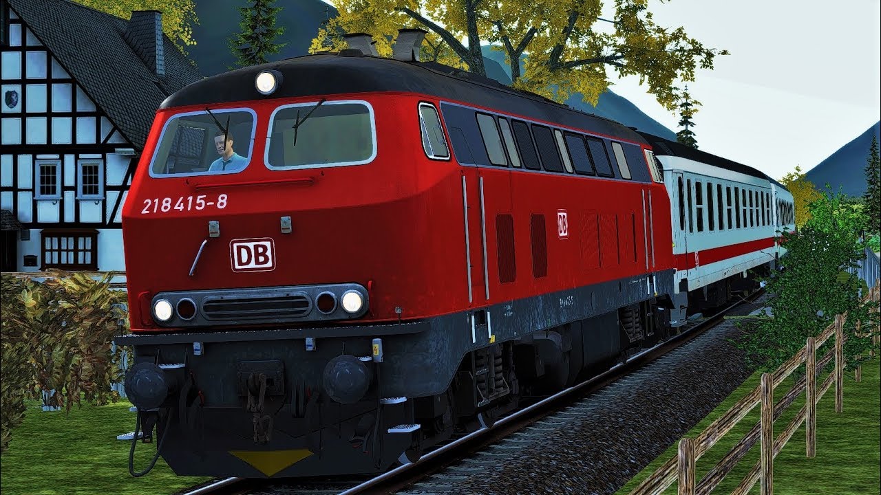 BR 218 | IC 2084 Nebelhorn Oberstdorf - Hamburg Altona | Allgäubahn Let's Play Train Simulator 2018