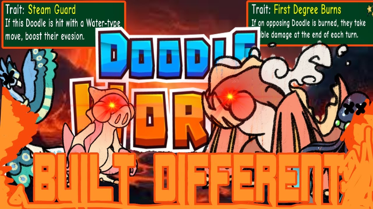 Magmotoad & Amphipyre ARE BUILT TO DESTROY! Doodle World PvP showcase