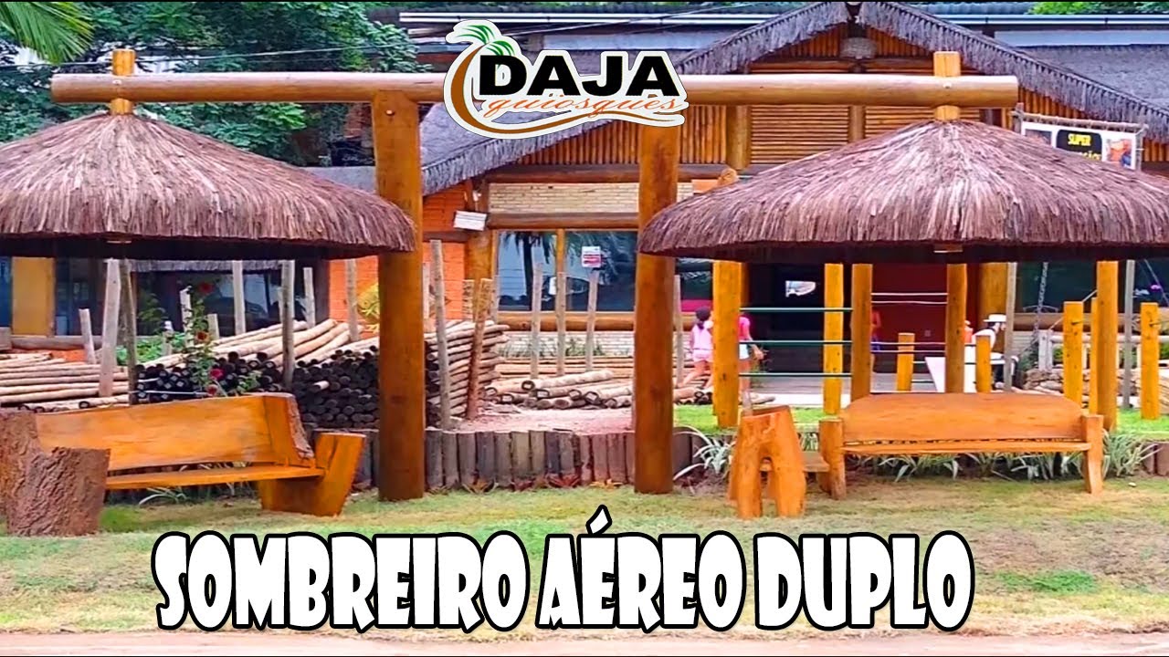 Sombreiro Aéreo Duplo - Daja Quiosques