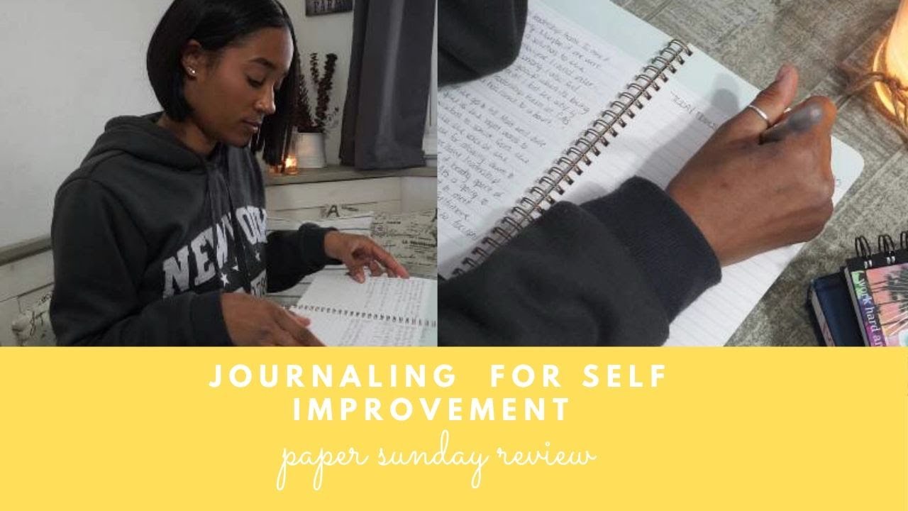 Journaling for Self Improvement - Struggling with Depression + Paper Sunday Journal Review