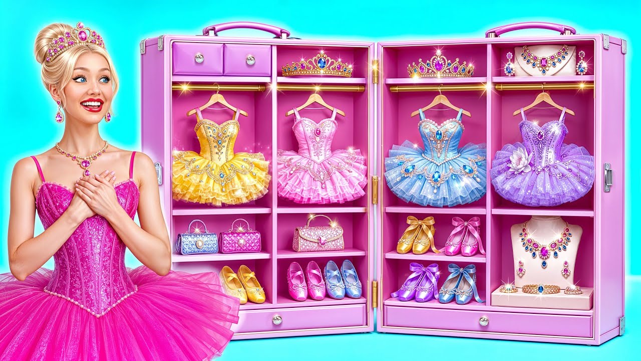 نبني منزل الدمى الرائع | حيل تزيين سهلة Multi DO Girls
