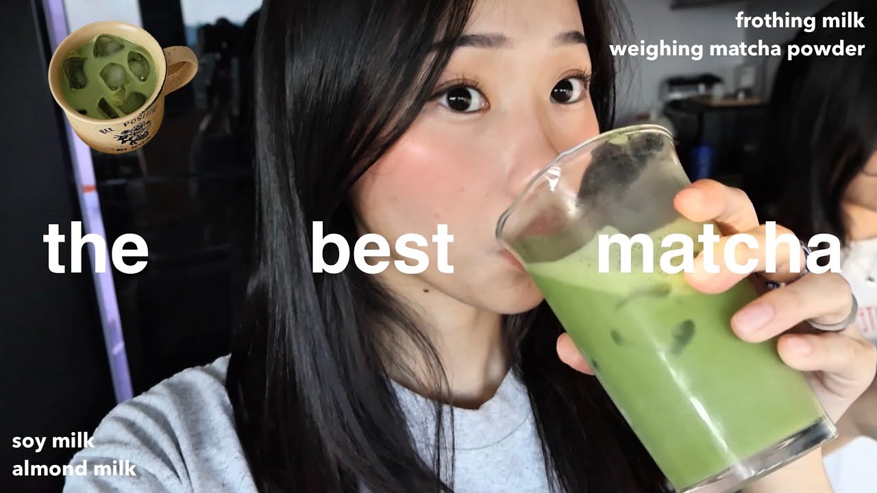 making matcha with my SISTER - aesthetic or chaotic?