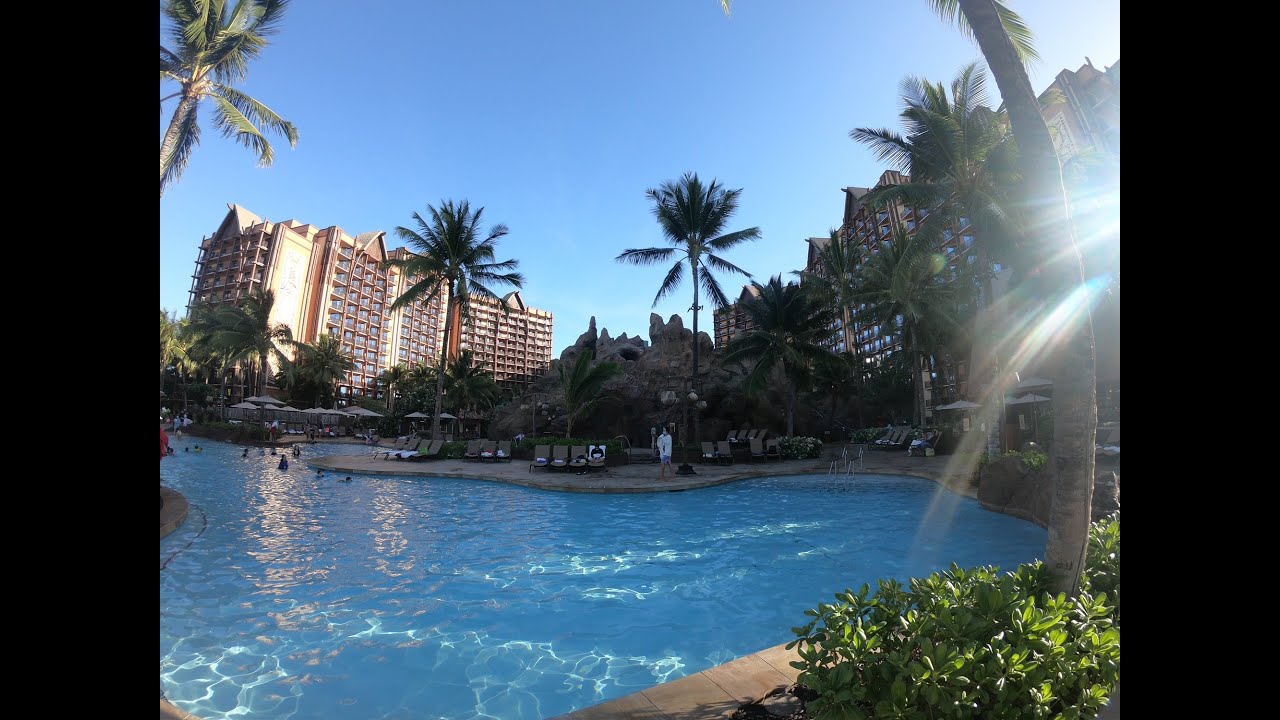 Relaxing Adventure Floating the Lazy River at Disney's Aulani Resort in Hawaii