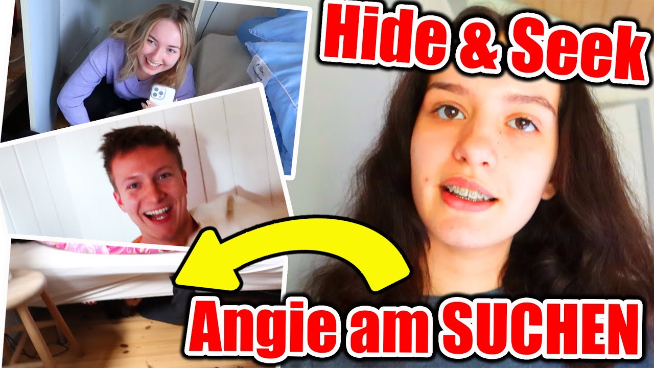 Hide & Seek - Angie ist dran - Verstecken im dunklen Ferienhaus Anbau 🤣 TipTapTube
