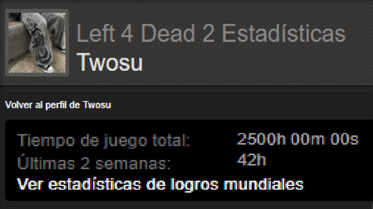 L4D2 | 2.500 HORAS REALES