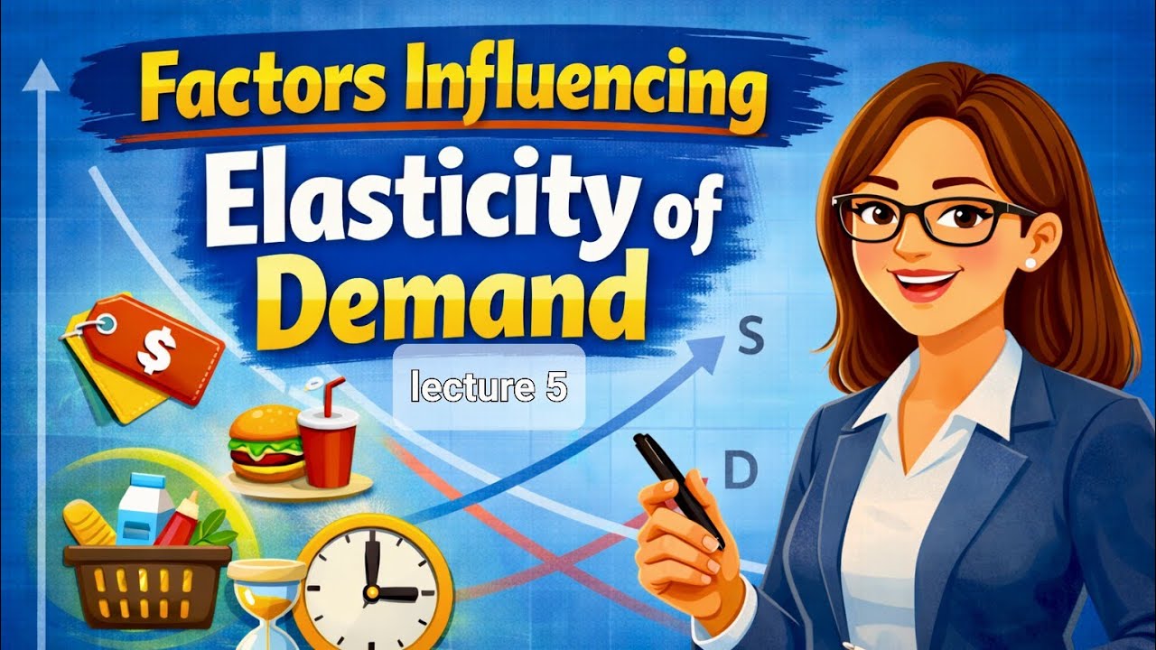 Factors influencing elasticity of demand