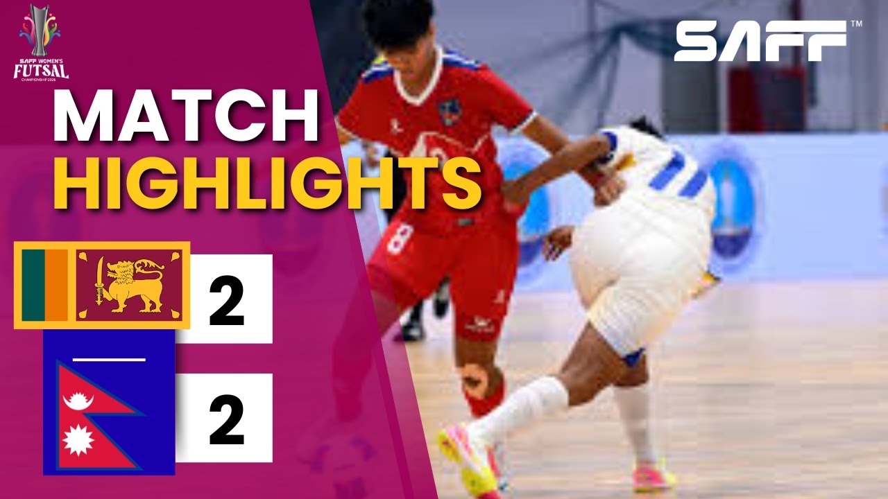 Sri Lanka vs Nepal | Match Highlights | SAFF Futsal Championship | 2–2 Draw