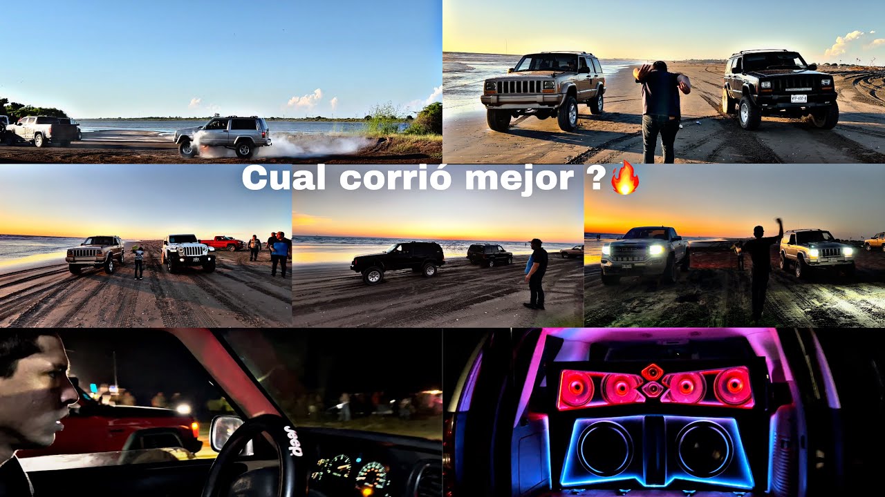 RETO A MI ABUELO A UNOS ARRANCONES EN LA ORILLA DE LA PLAYA Y SALIERON TODAS ESTA CARRERAS 🚦🏁